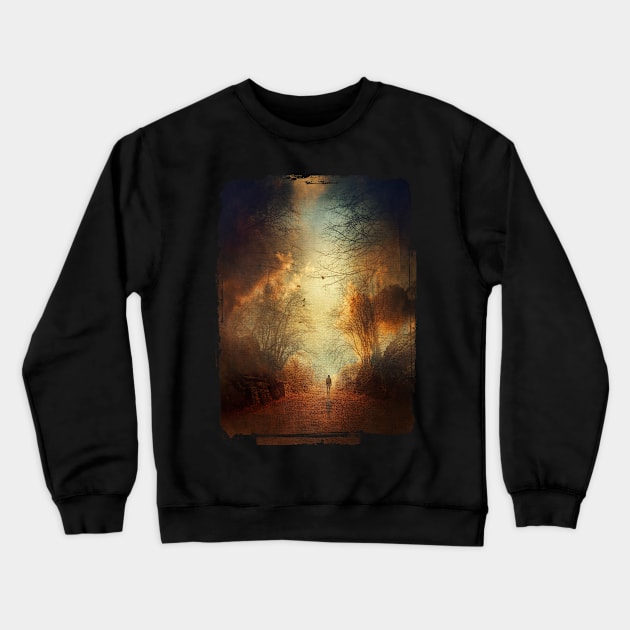 Day Dreaming Wanderer Crewneck Sweatshirt by DyrkWyst